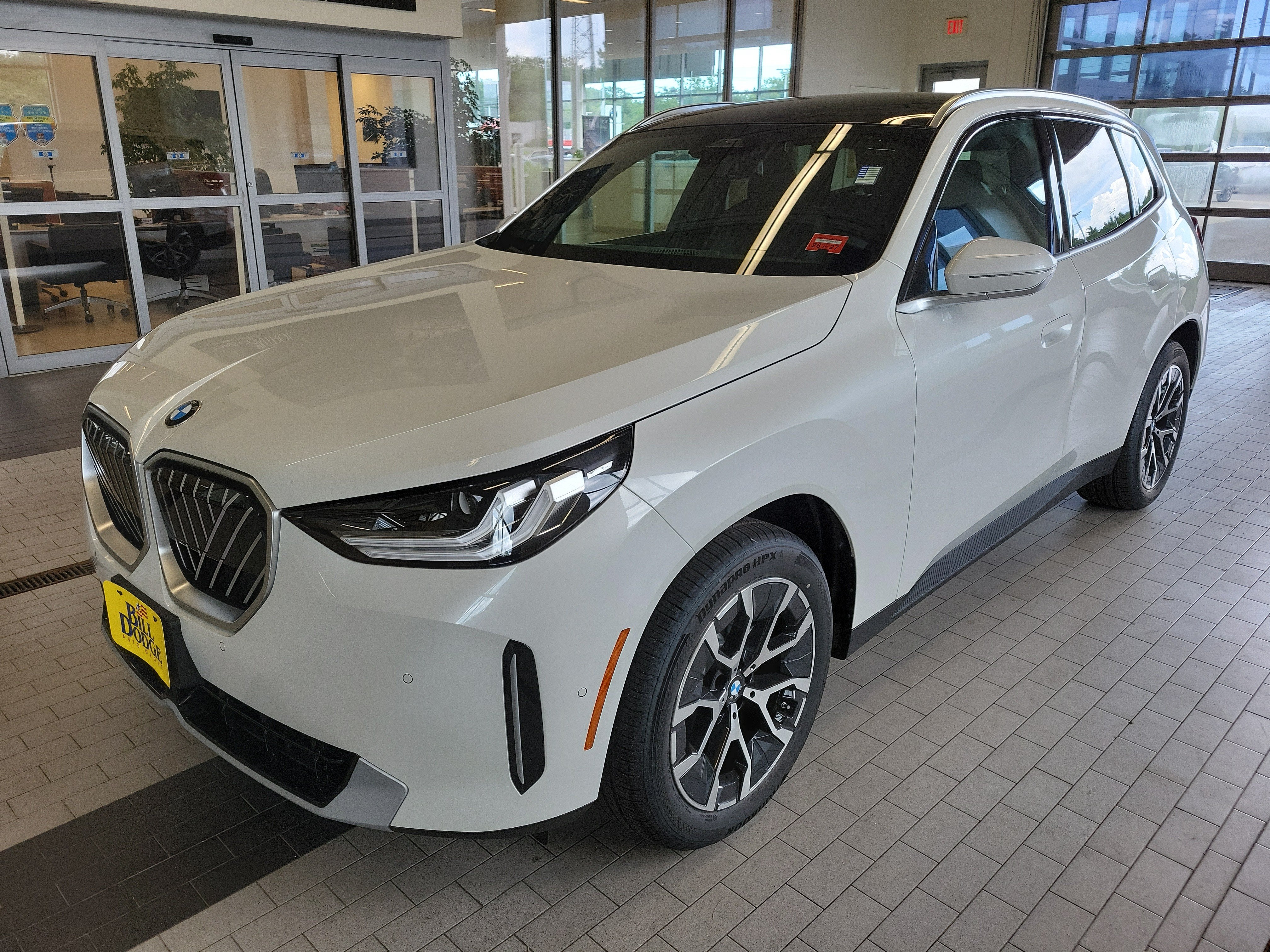 2026 BMW X3 30 xDrive in Mineral White Metallic — front three-quarter view