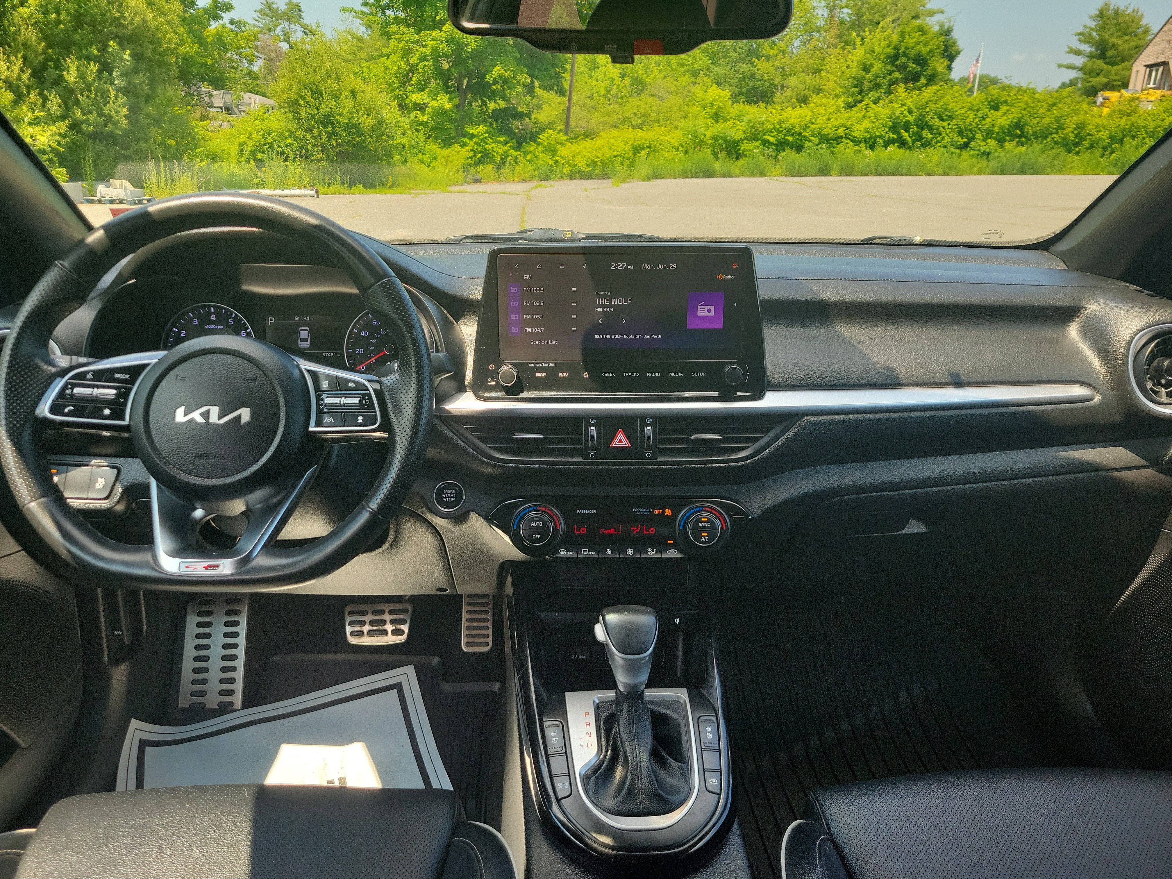 2023 Kia Forte — rear three-quarter view