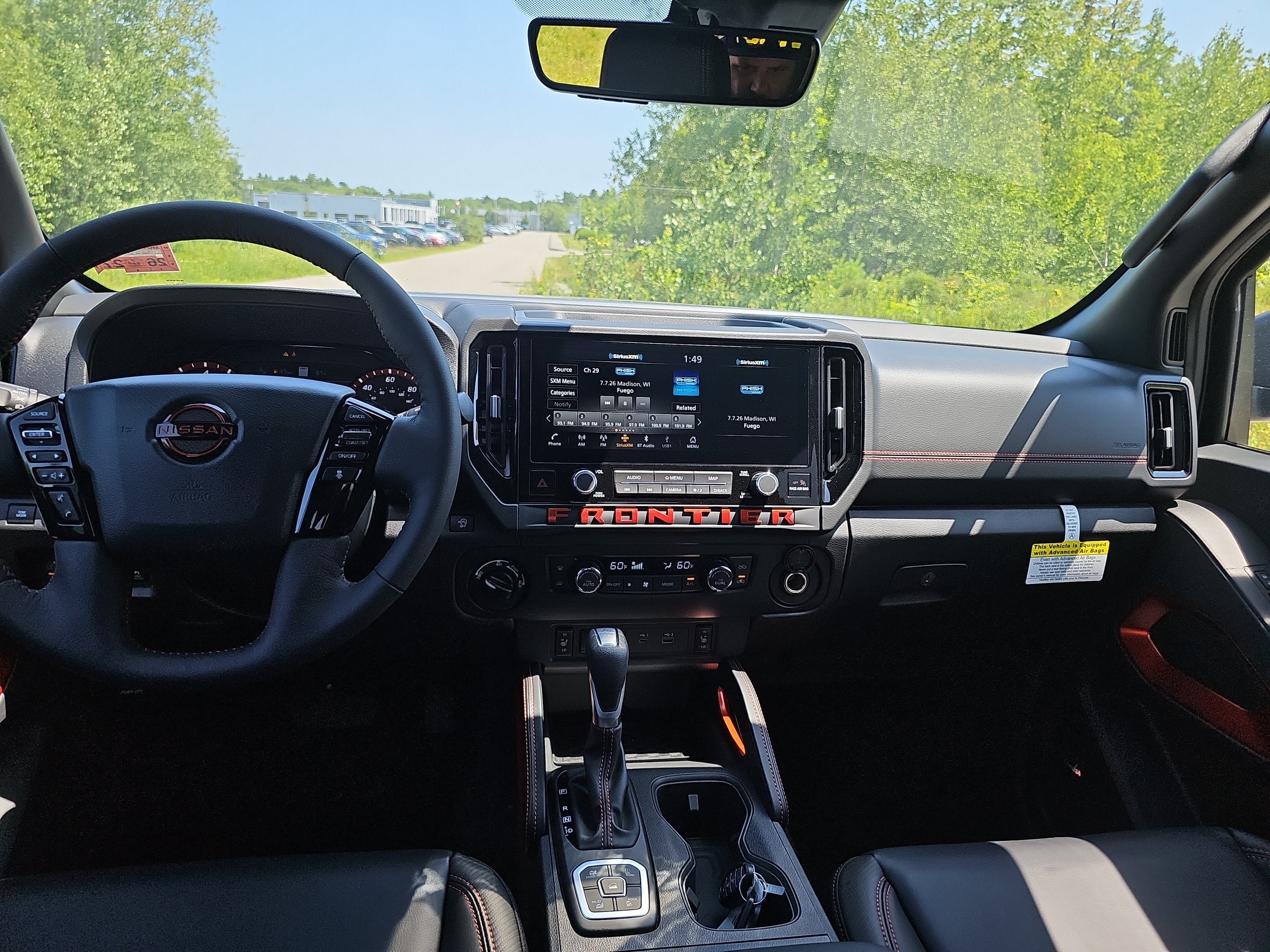 2026 Nissan Frontier — rear three-quarter view