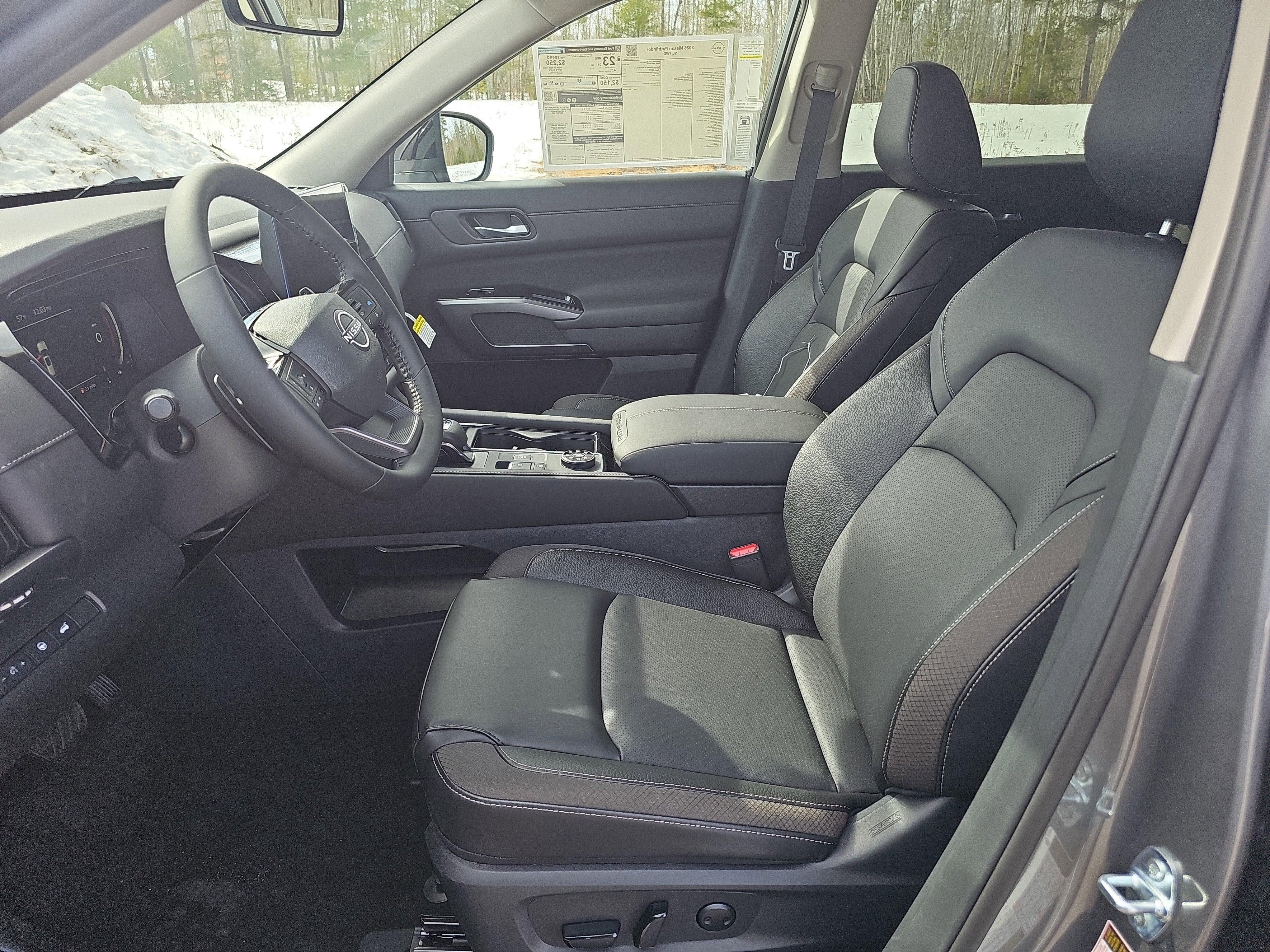 2026 Nissan Pathfinder — interior view
