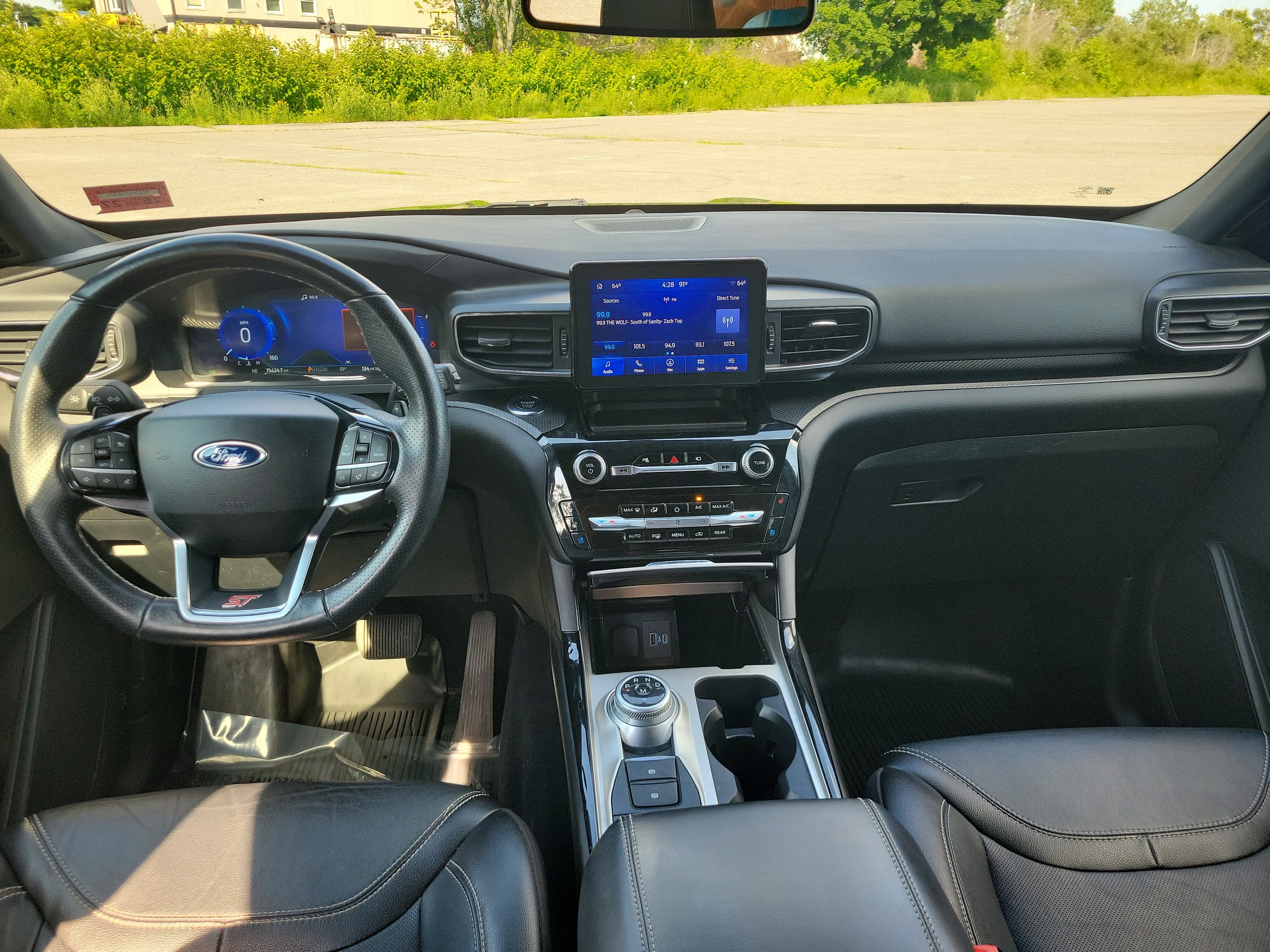 2022 Ford Explorer — rear three-quarter view