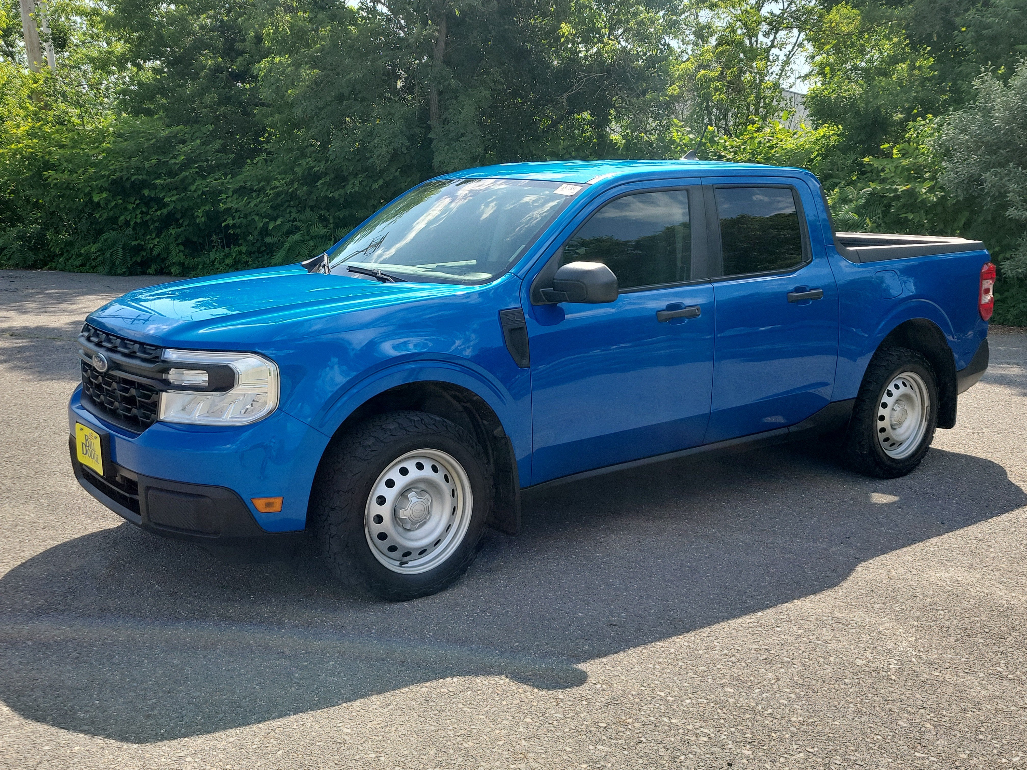 2022 Ford Maverick XL in Blue — front three-quarter view