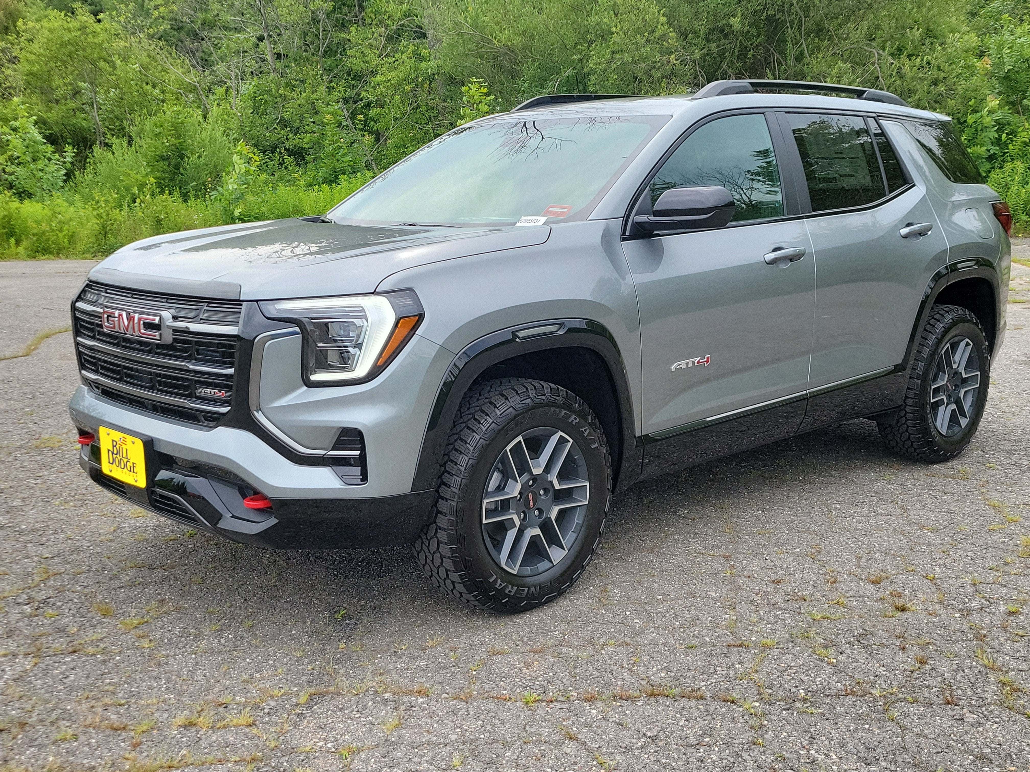 2027 GMC Terrain AWD AT4 in Sterling Metallic — front three-quarter view