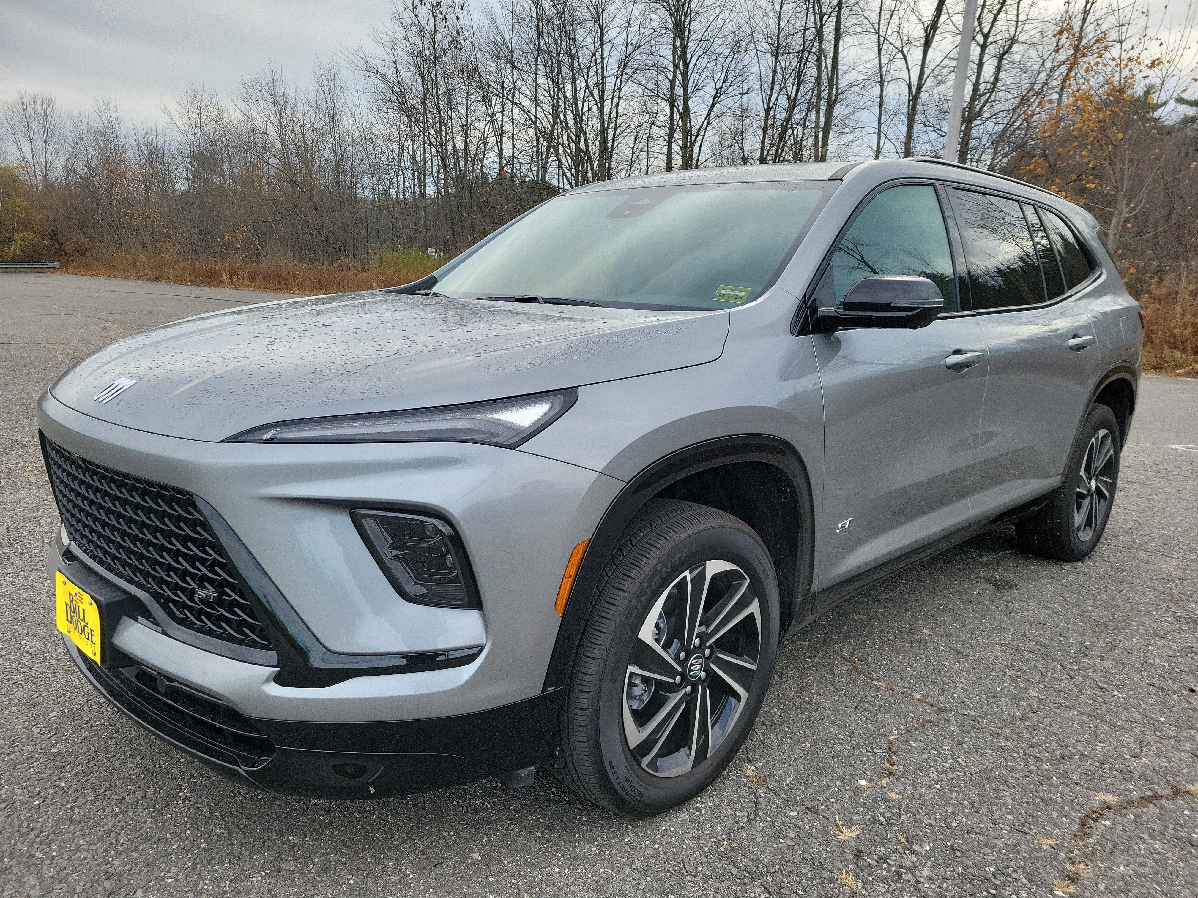 2026 Buick Enclave Sport Touring in Moonstone Gray Metallic — front three-quarter view