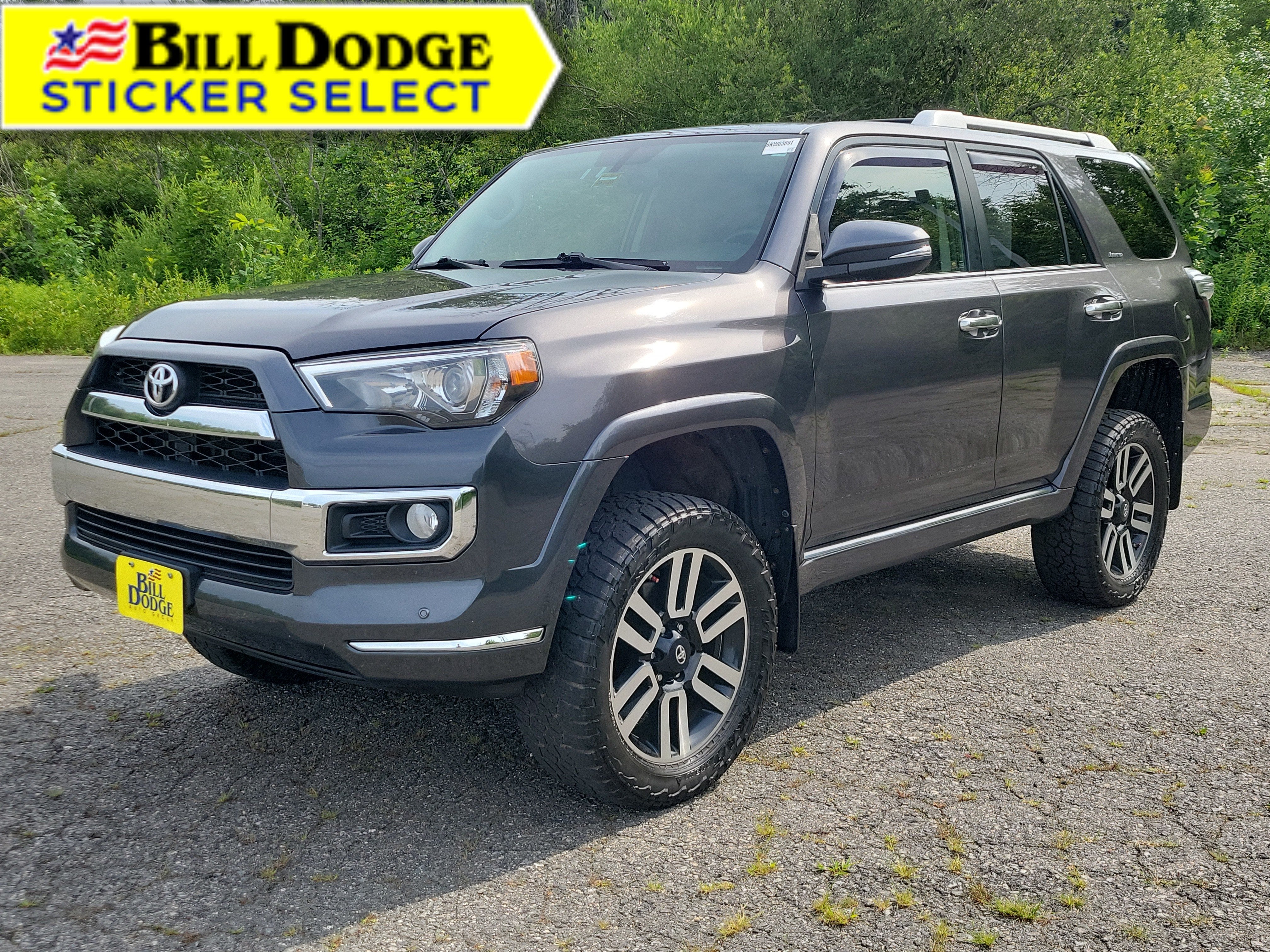 2018 Toyota 4Runner Limited in Gray — front three-quarter view