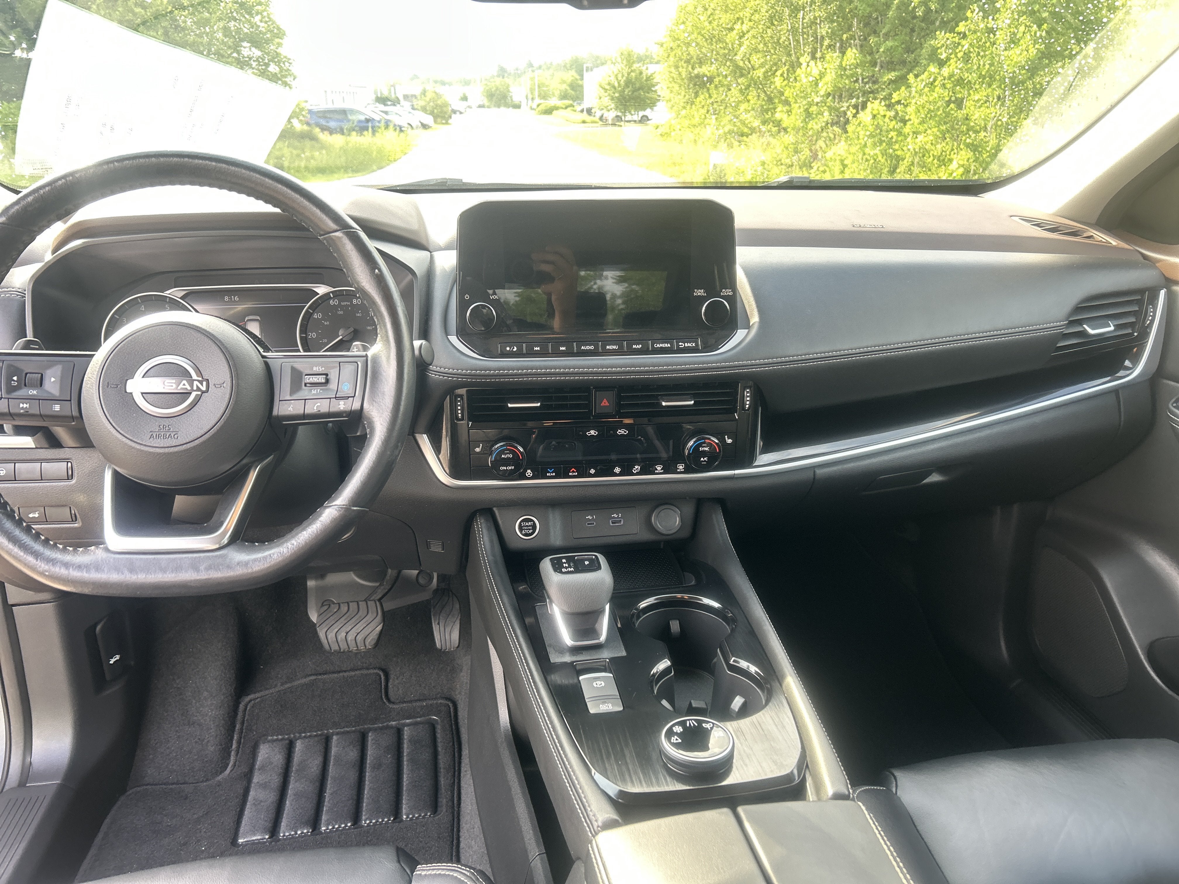 2023 Nissan Rogue — rear three-quarter view
