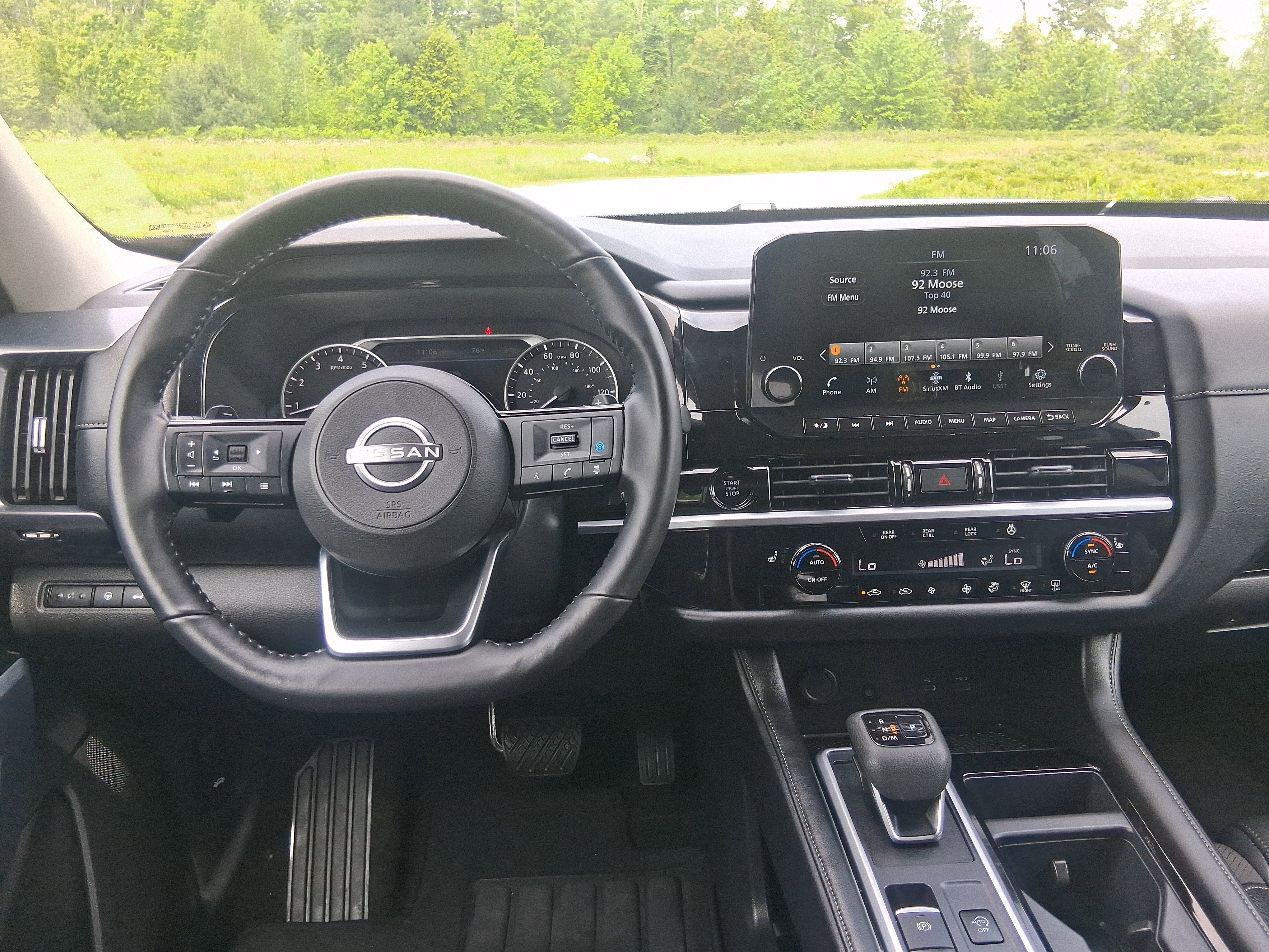 2025 Nissan Pathfinder — rear three-quarter view